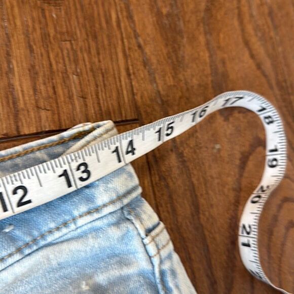 Abercrombie & Fitch the skinny high rise distressed knee jeans 27/4 short - Picture 8 of 12